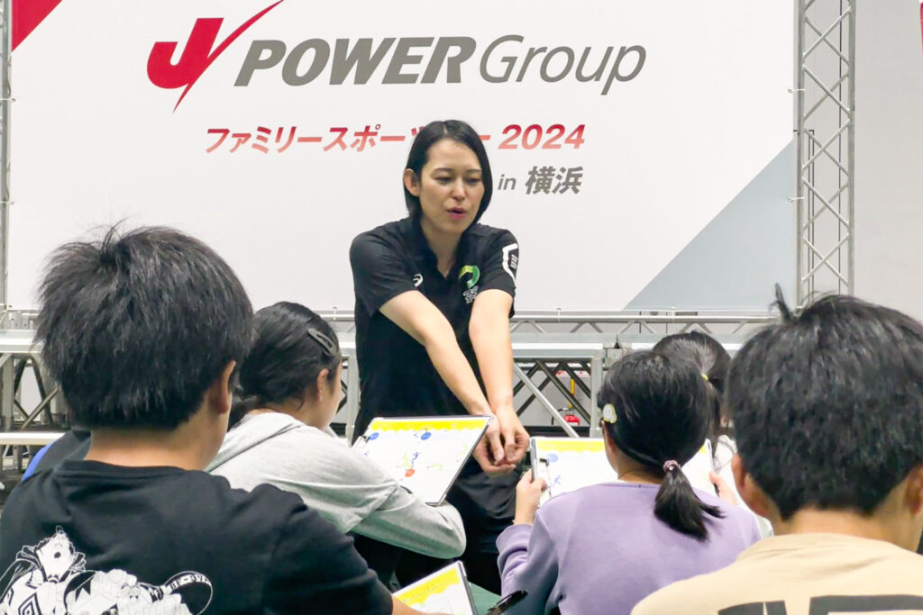 川合会長、大山加奈さんが参加…JVAの社会貢献の取り組みを潜入取材