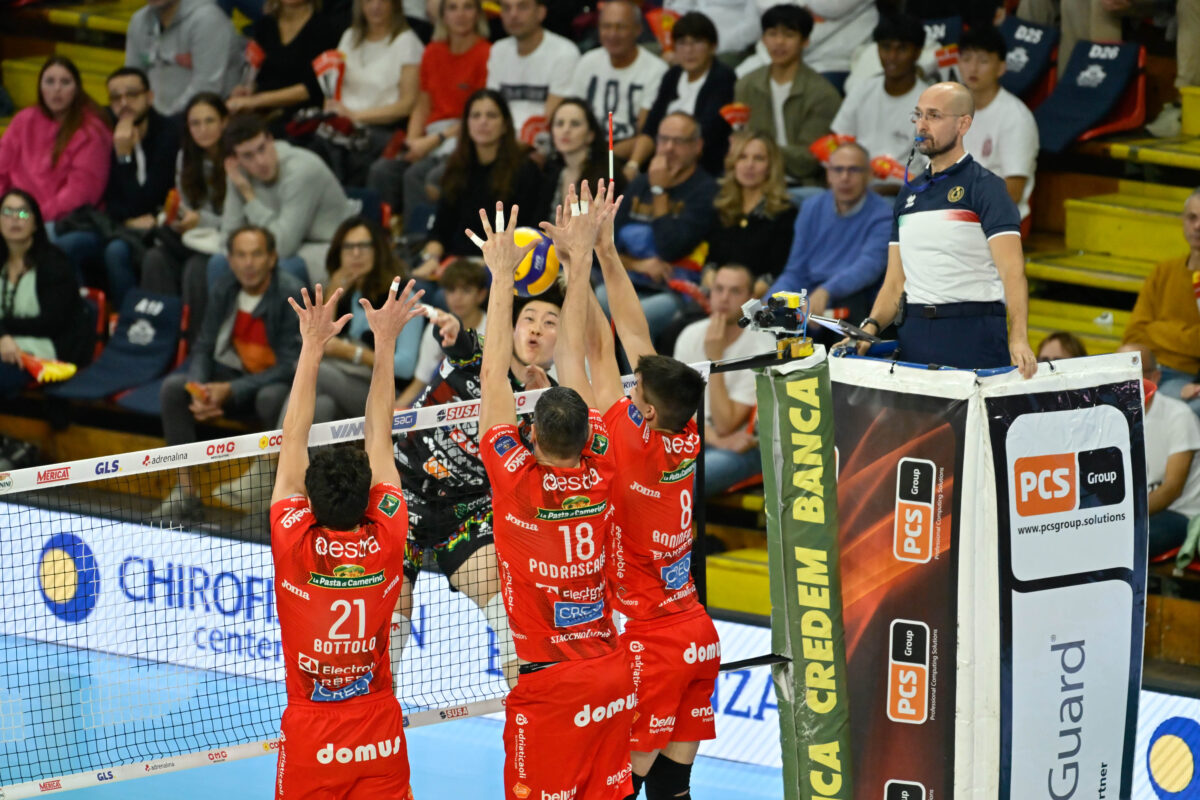 石川祐希が所属するペルージャが逆転勝利で開幕6連勝！自身は計21得点