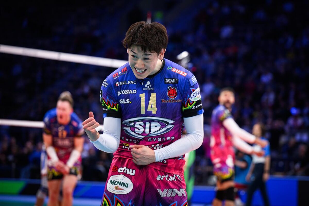 石川祐希が両チーム最多の19得点を獲得！ ペルージャがハルク