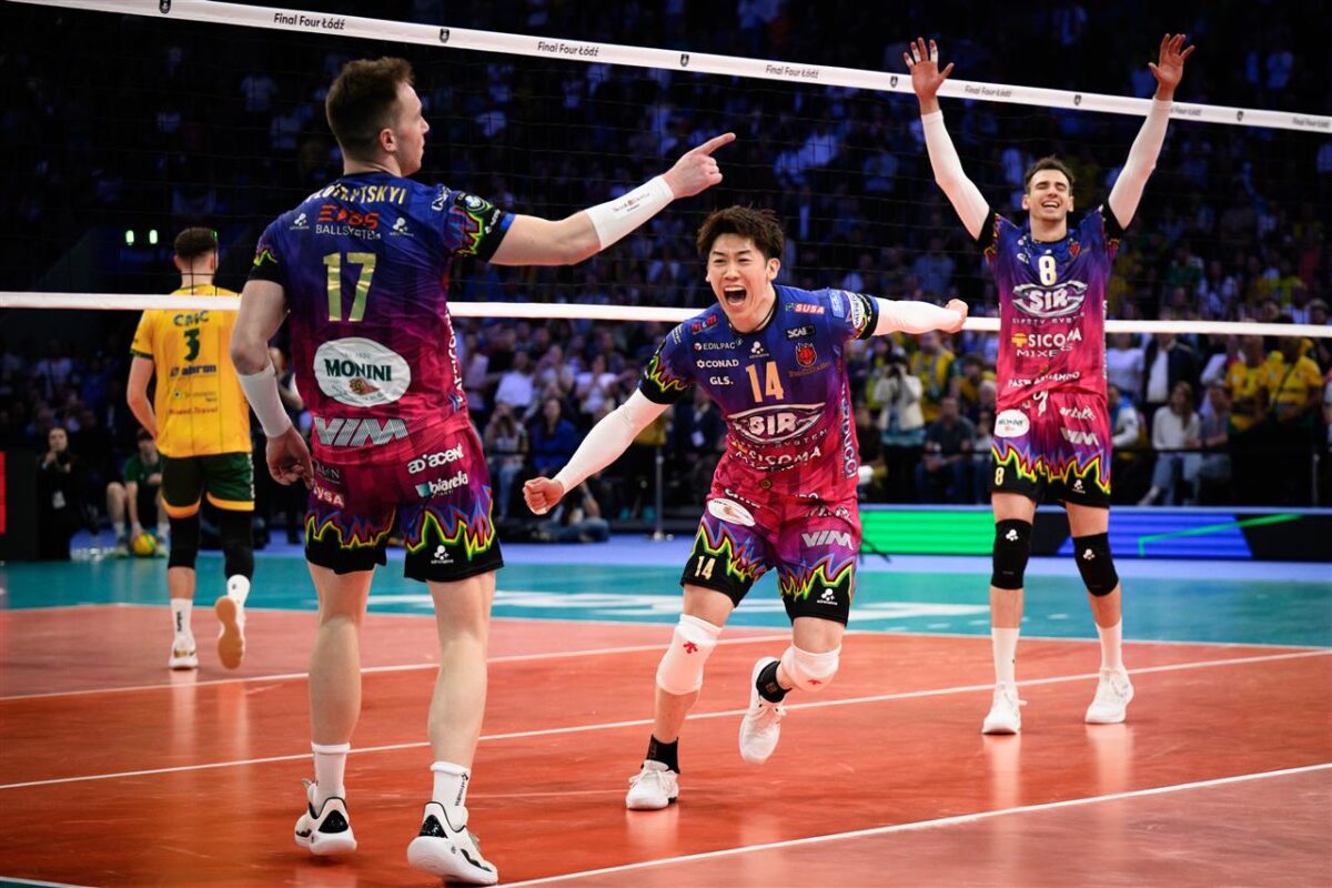 欧州CLを制覇したペルージャの石川祐希がコメント「チャンピオン