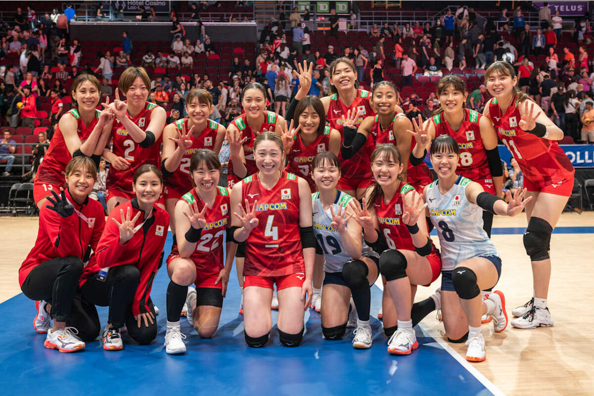 VNL第1週を終えて女子日本代表は唯一失セット0の首位も宮部藍梨は気を